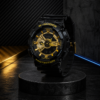GA-110GB-1AER ga-110gb-1aer-side product photo Casio G-Shock GA-110GB-1AER Black Gold
