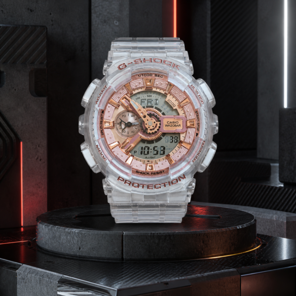 Casio G-Shock GMA-S110SR-7A Transparent Rose Gold